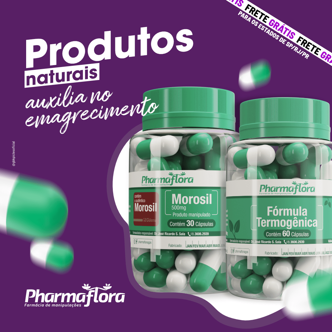 KIT 1 MOROSIL 30CAPS + 1 FÓRMULA TERMOGÊNICA NATURAL